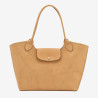 Longchamp - Sac porté épaule Epure L cuir grainé